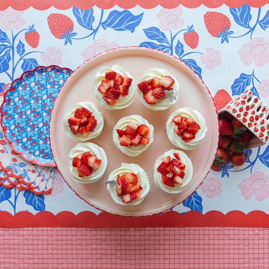 Summer Strawberry Table Runner
