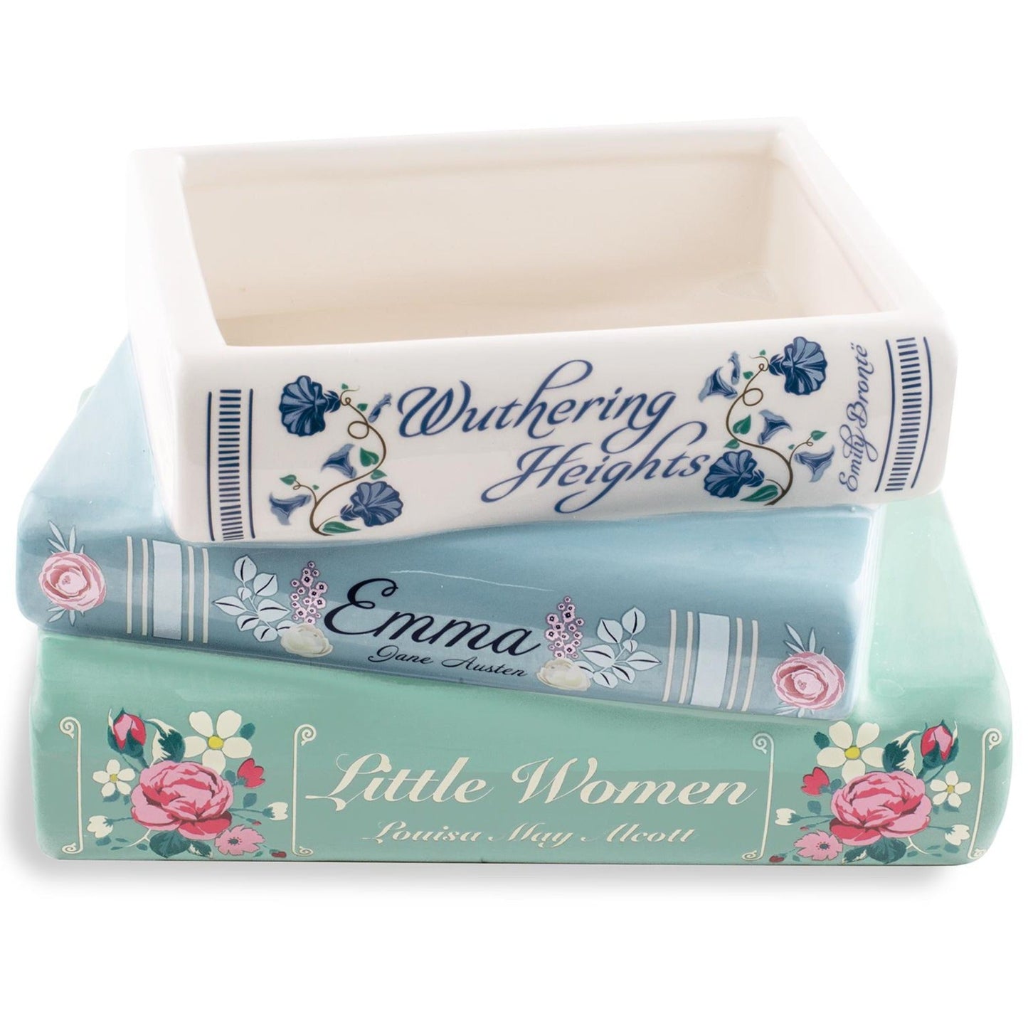 Pastel Classics Stacked Books Planter
