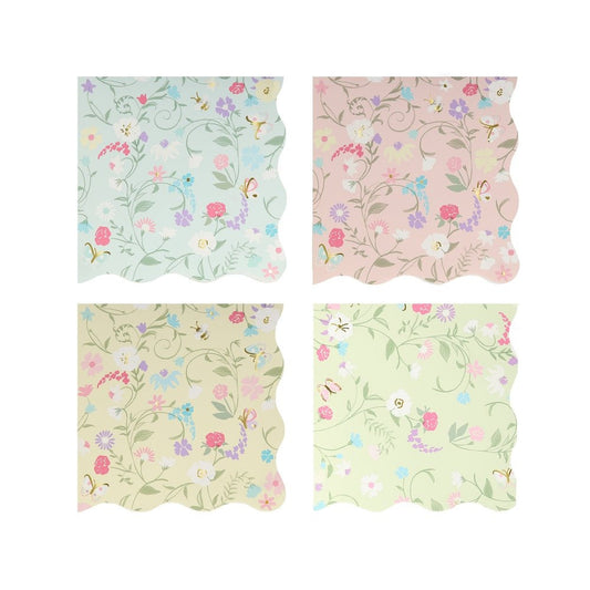 Meri Meri X Laduree Paris Floral Small Napkins