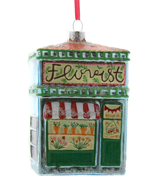 Florist Shop Glass Ornament by Cody Foster