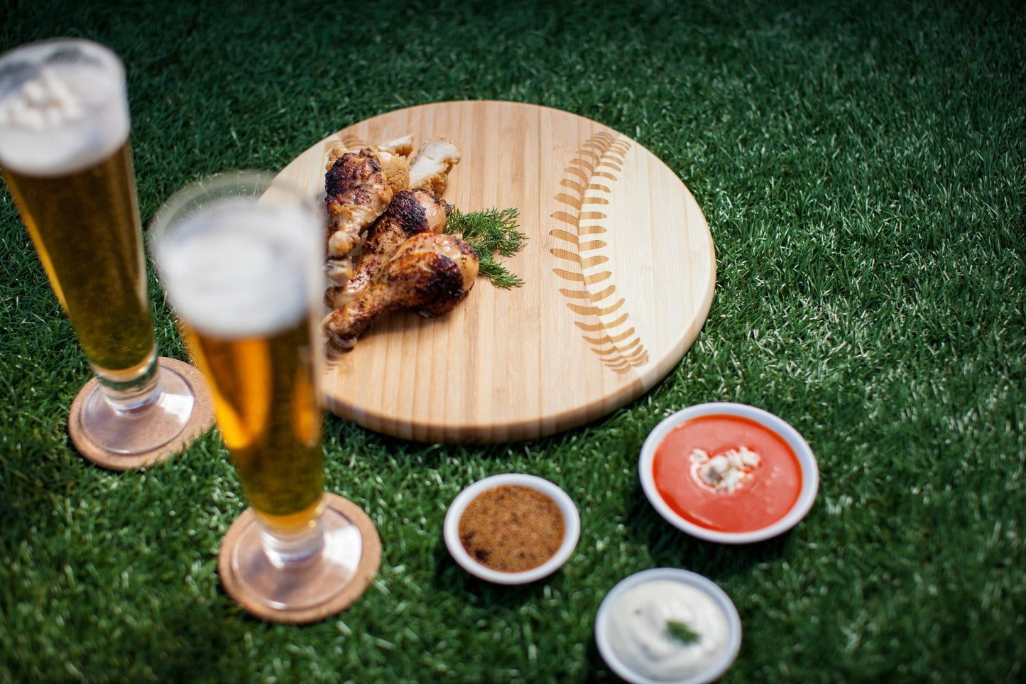 Baseball Cutting Board & Serving Tray