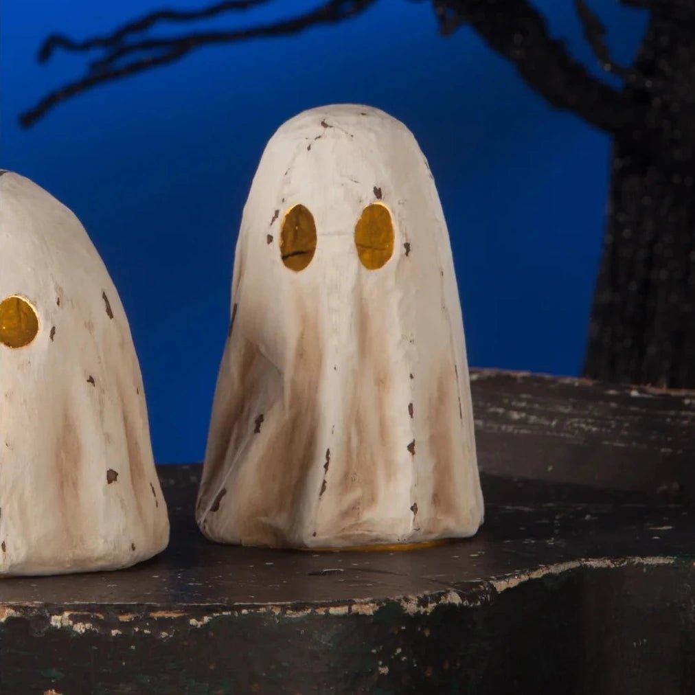 Bethany Lowe Ghost Luminary Small Paper Mache