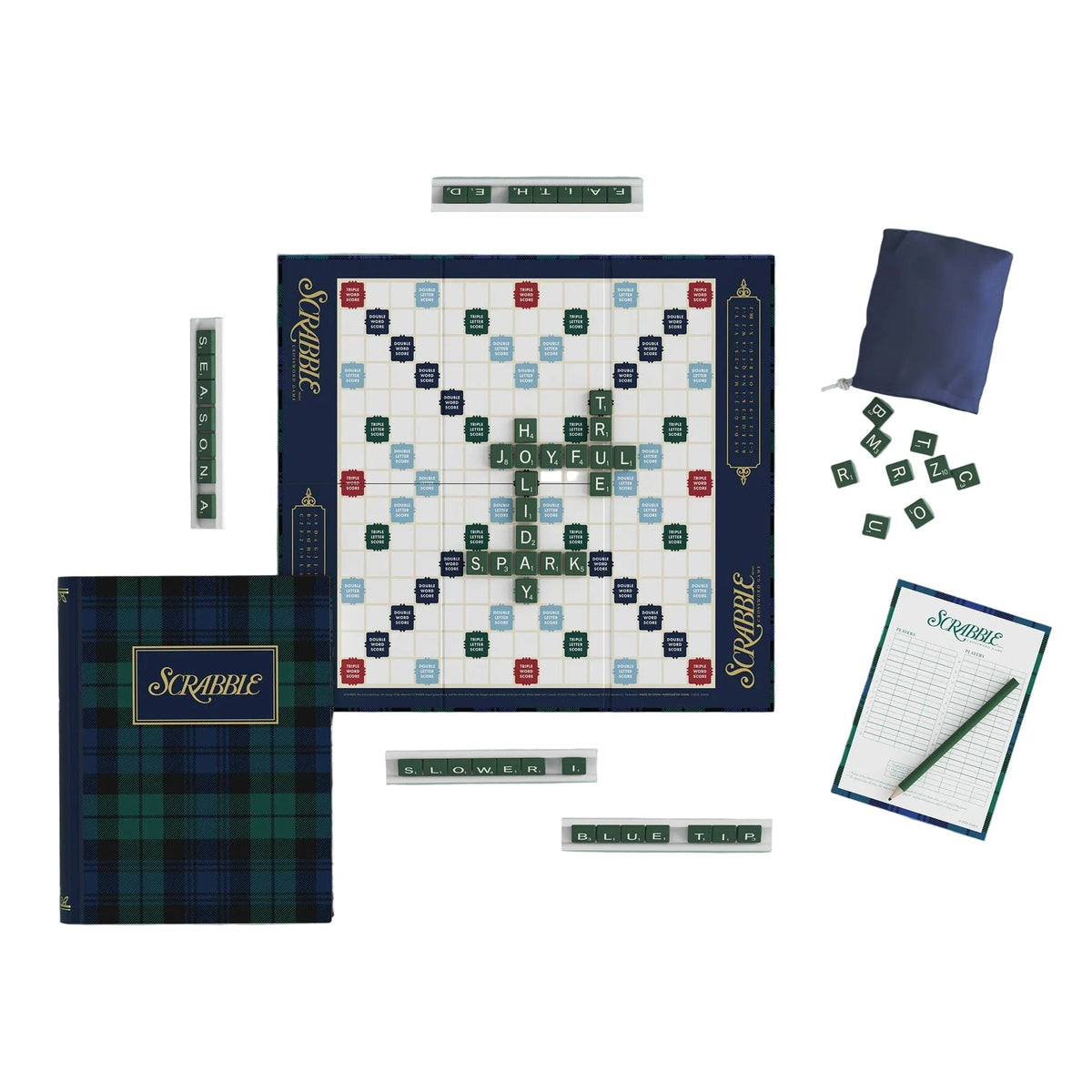 Scrabble Holiday Bookshelf Edition