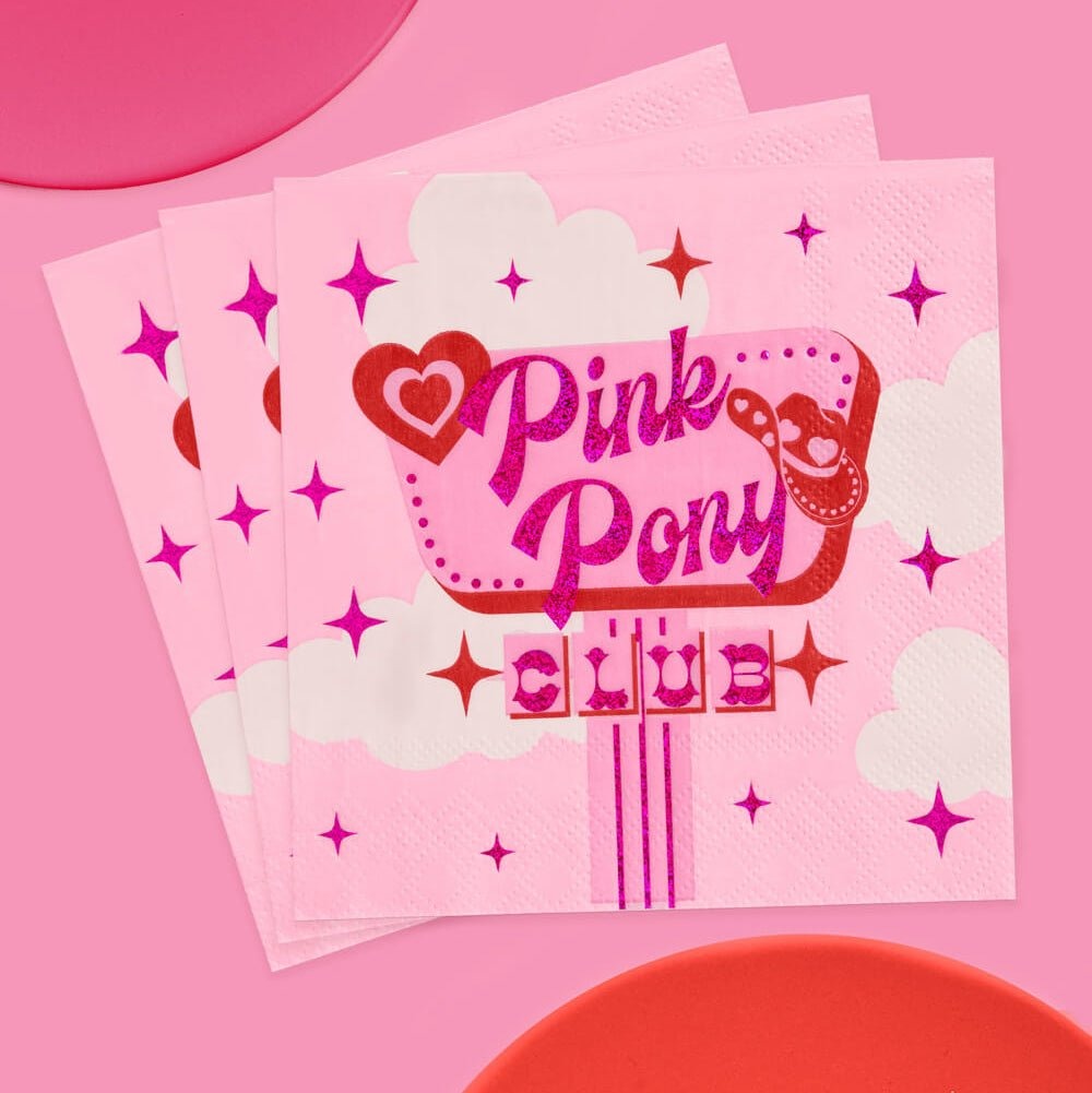 Pink Pony Club Cocktail Napkins
