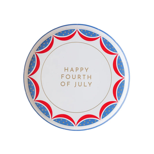 Happy 4th of July Dessert Plates