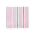 Petal Pink Regency Stripe Large Napkins