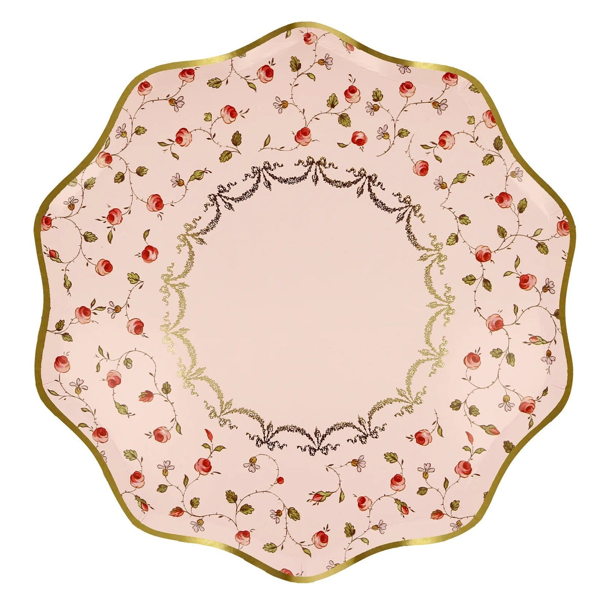 Meri Meri X Laduree Paris Rose Bud Plates