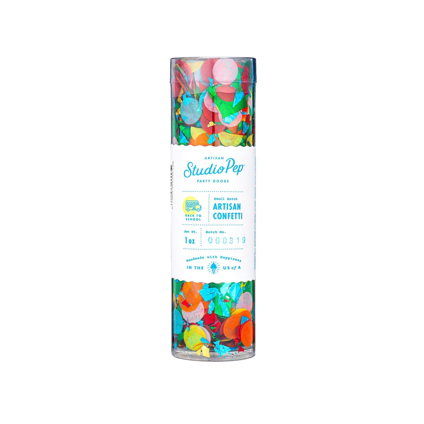 Back to School Primary Color Rainbow Confetti