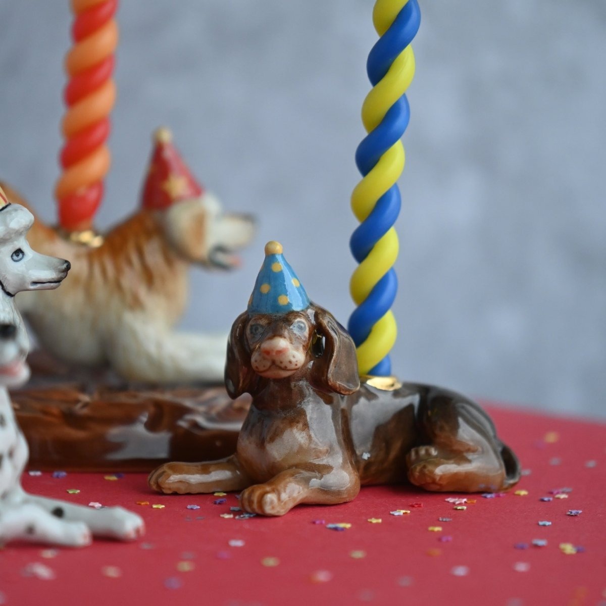 Dachshund Birthday Candle Holder