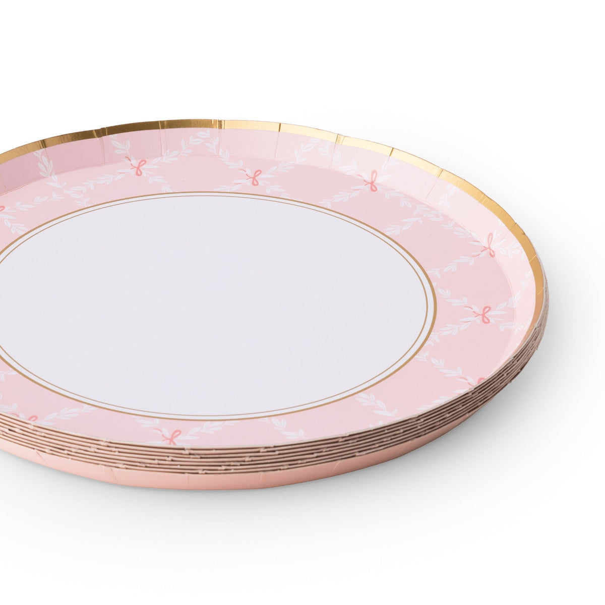 Petal Pink Trellis Small Plates