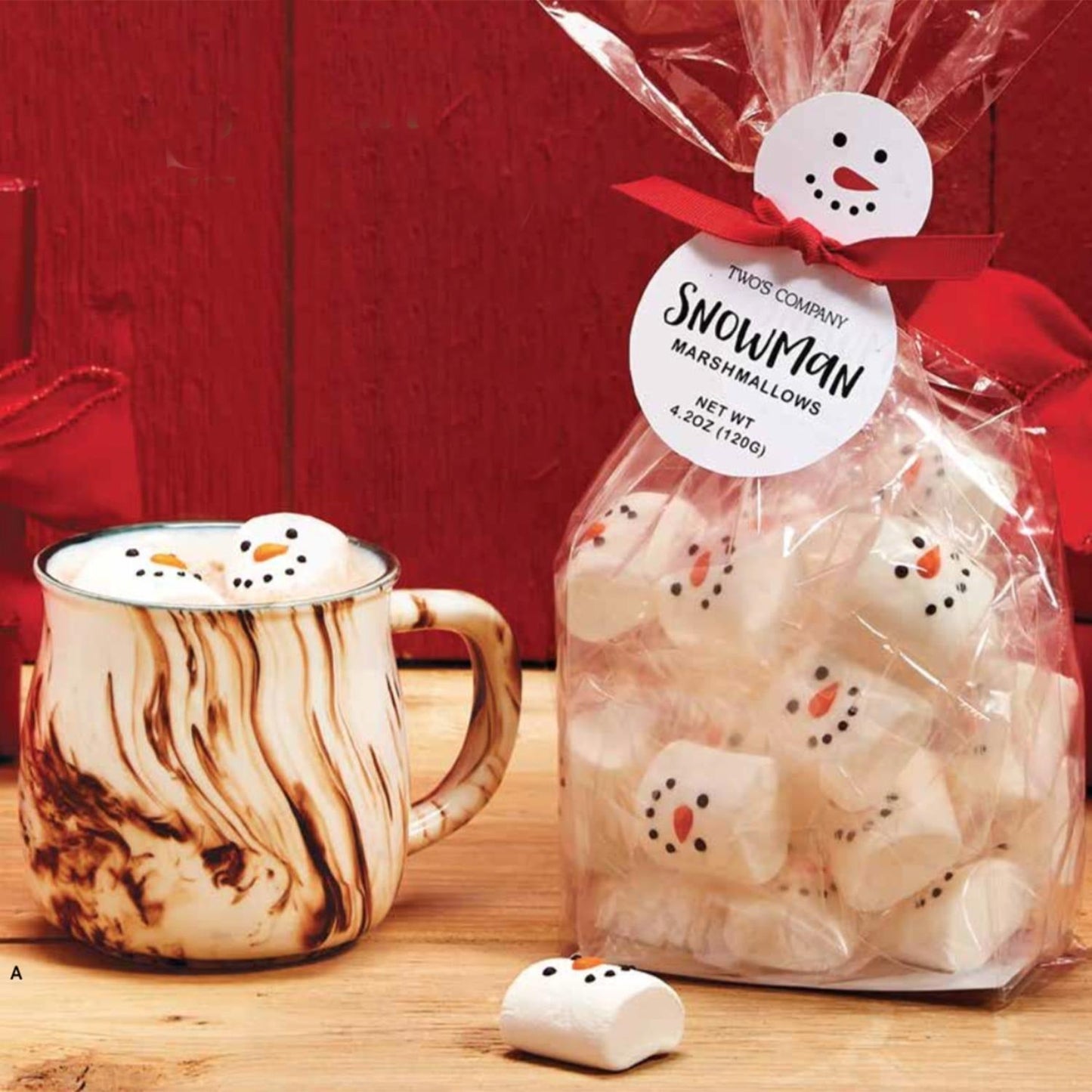 Snowman Marshmallow Candy Gift Bag