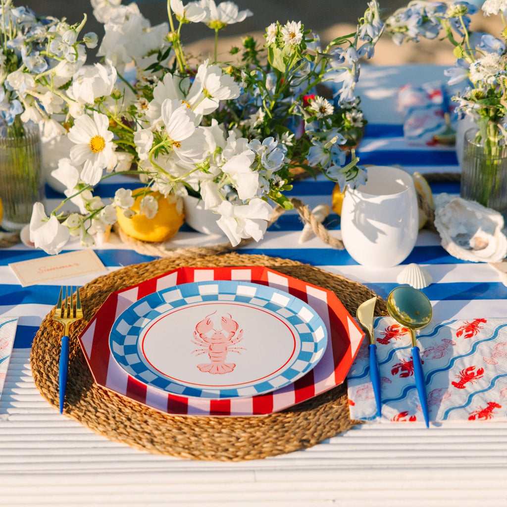 Fancy China Blue & Gold Cutlery