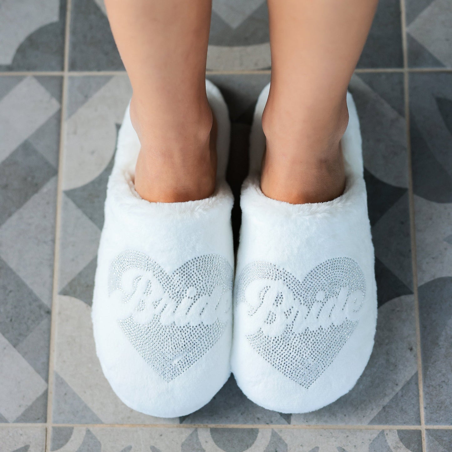 Bride Heart Slippers