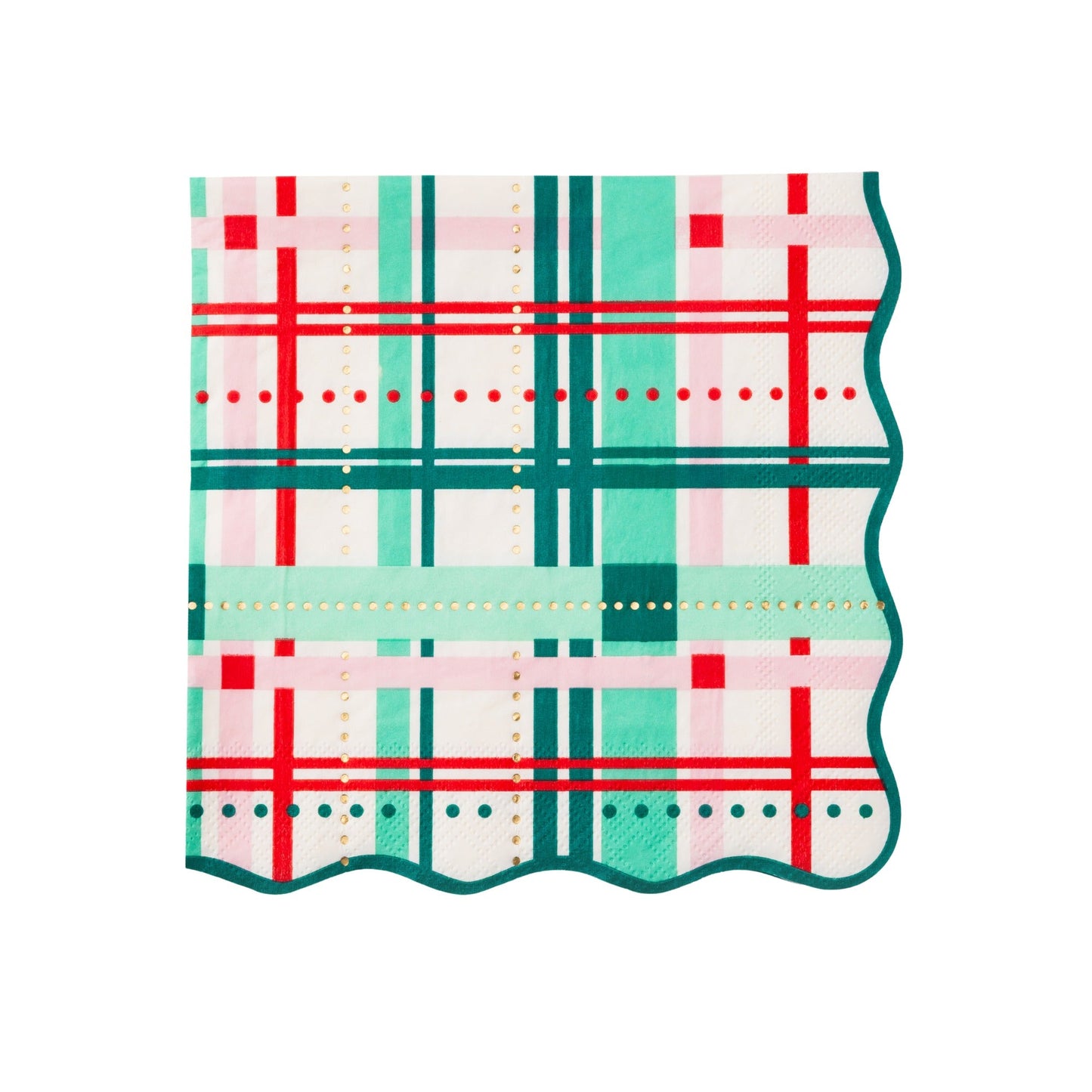 Christmas Plaid Large Napkins