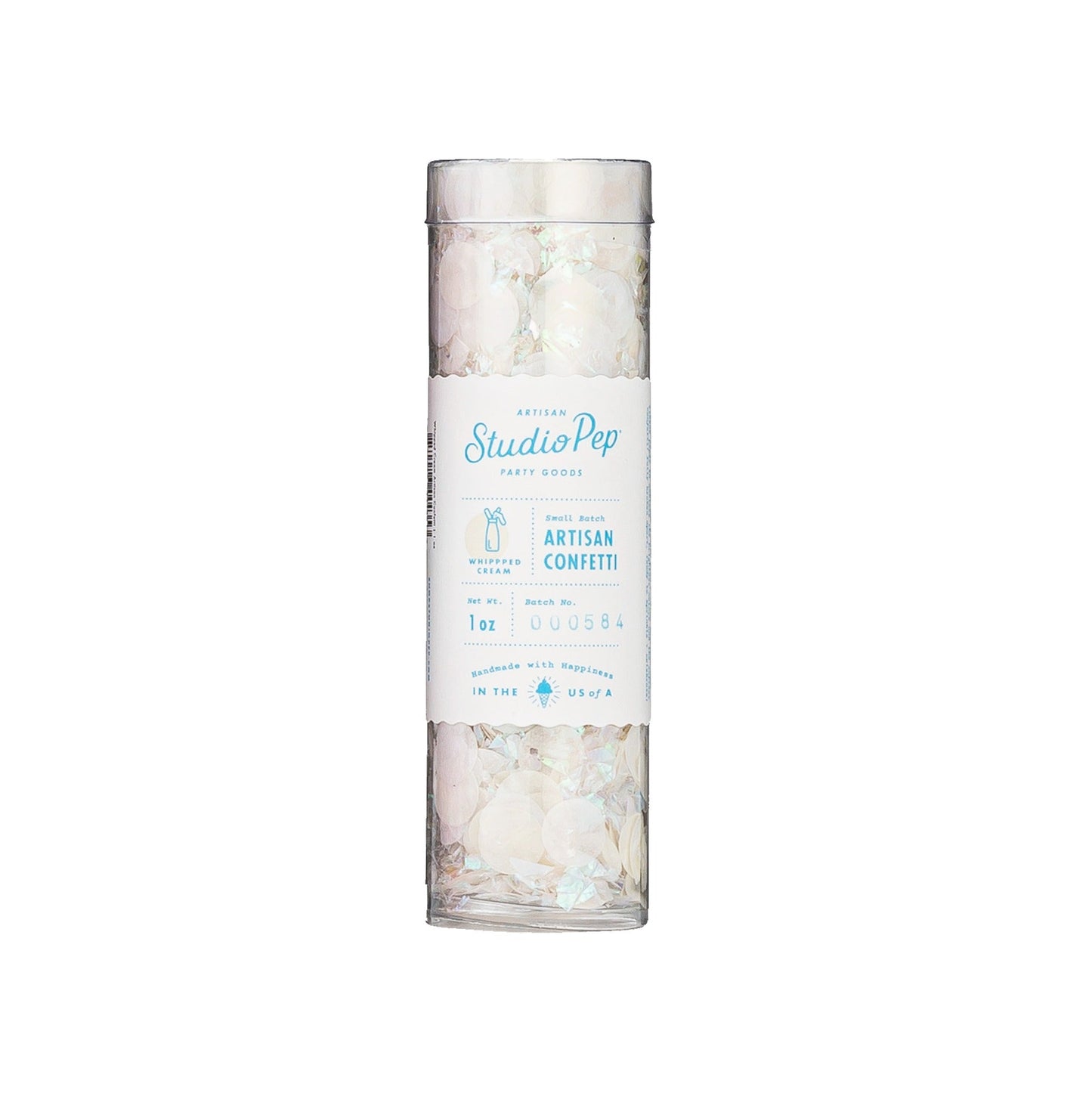 White Whipped Cream Artisan Confetti