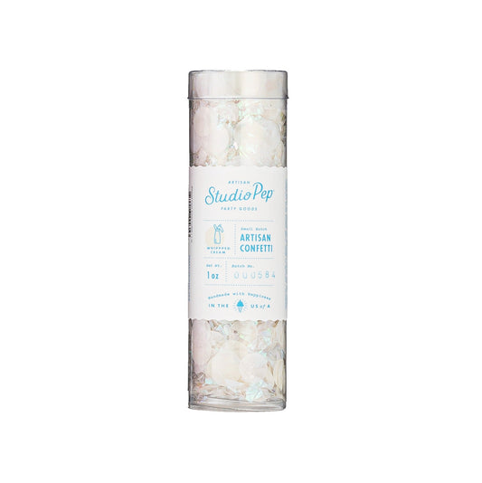 White Whipped Cream Artisan Confetti