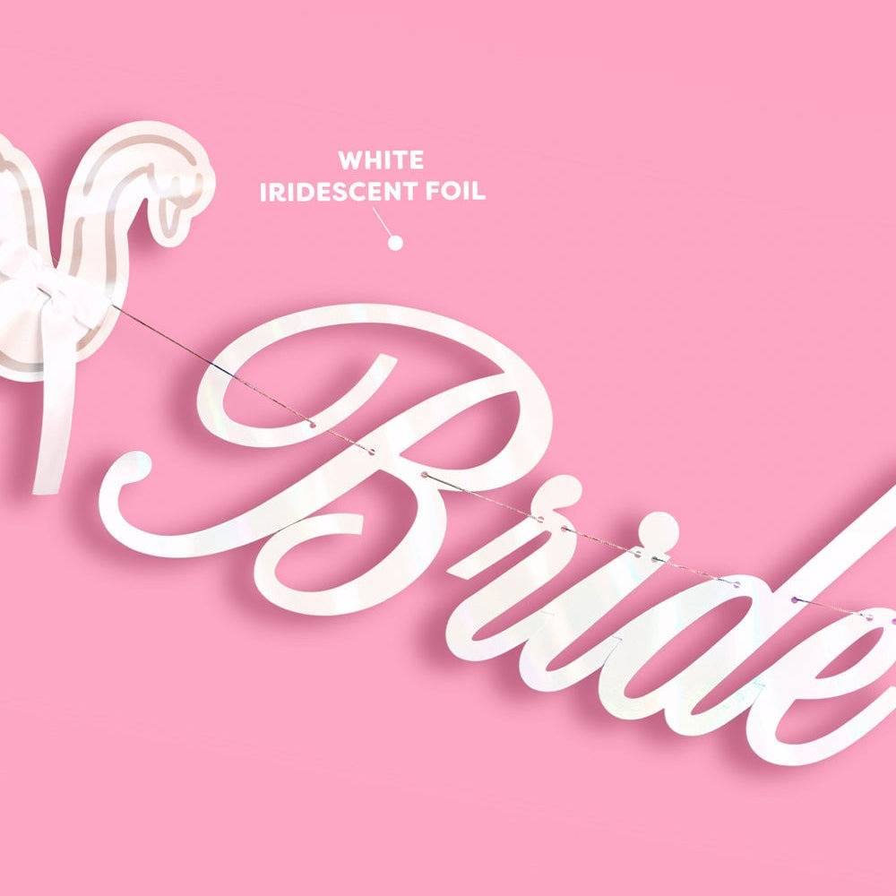 Bride to Be Swan Banner