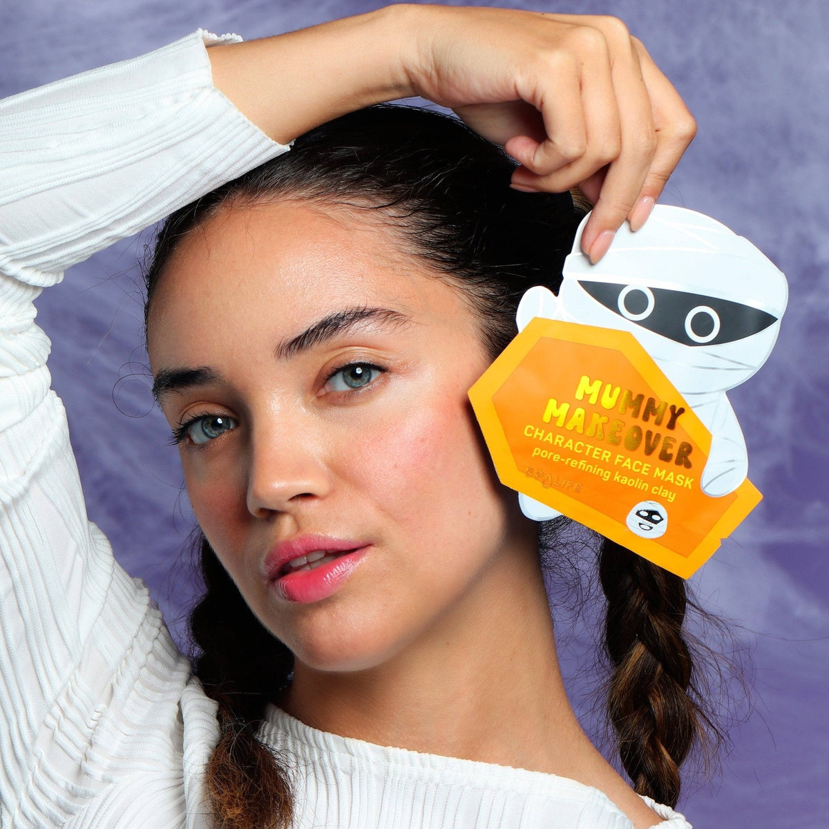 Mummy Makeover Halloween Face Mask
