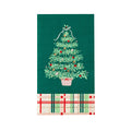 Christmas Tree Plaid Guest Towels