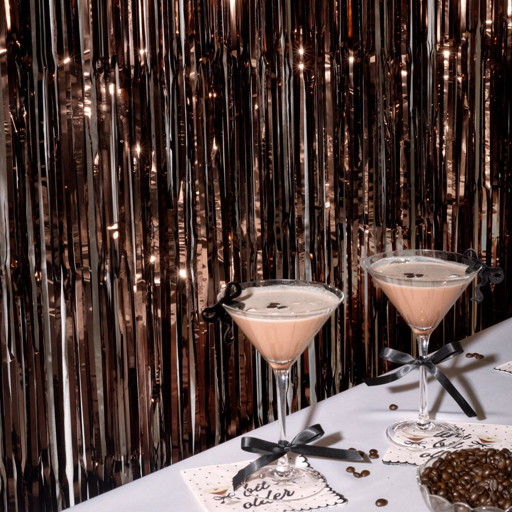Espresso Martini Fringe Curtain Set