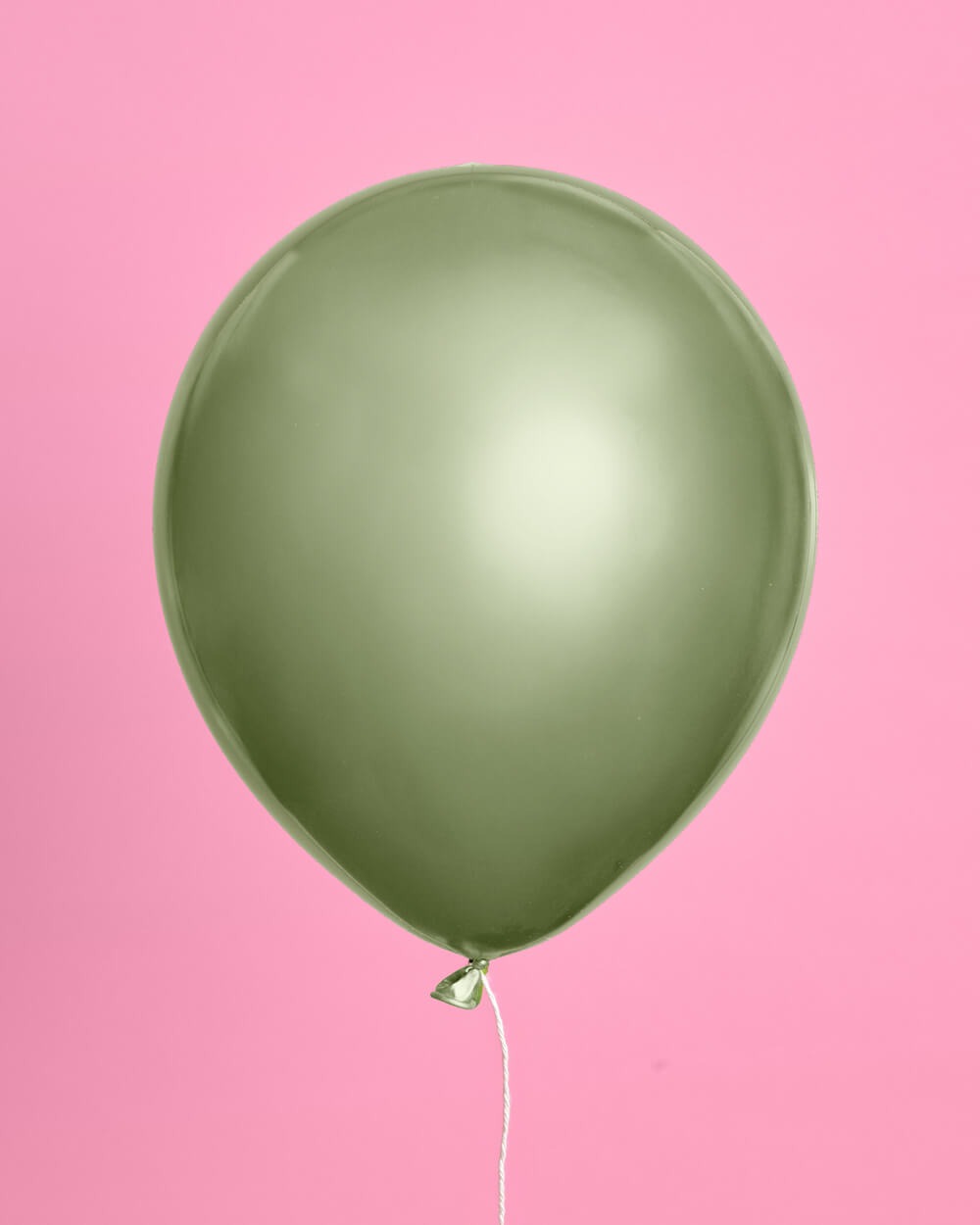 Sage Green & Chrome Latex Balloons