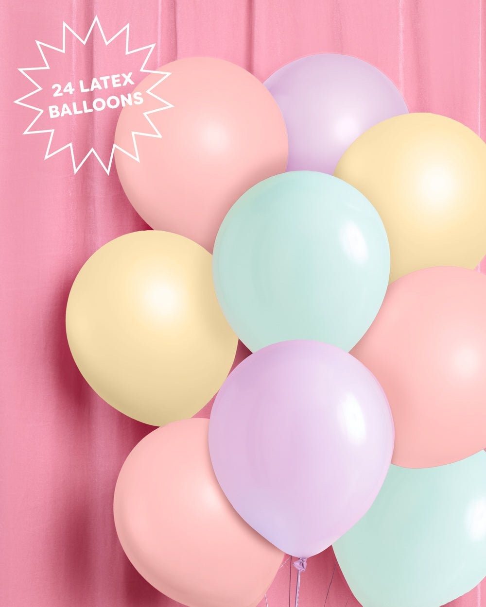 Pastel Latex Balloon Pack