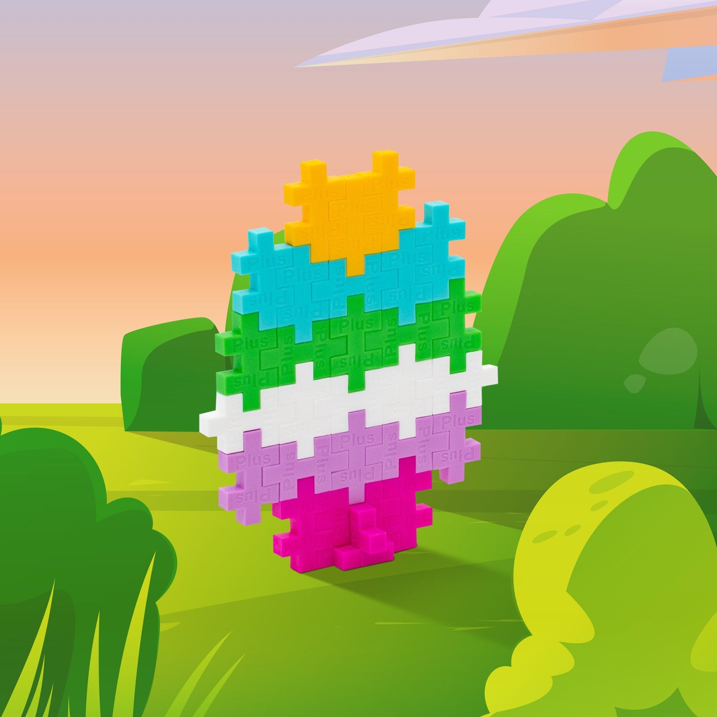 Easter Egg Plus Plus Puzzle Toy
