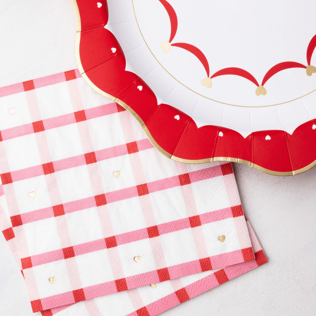 Elegant Valentine Dinner Plates