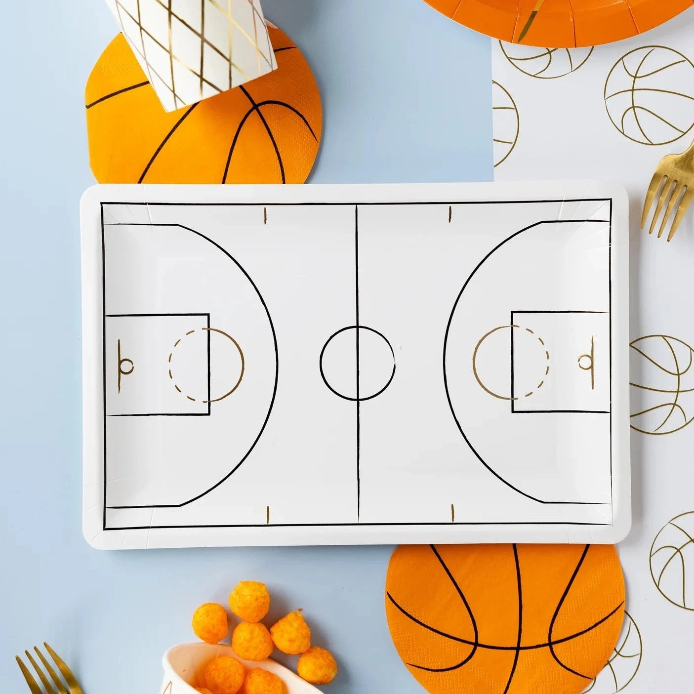Basketball Court Plates