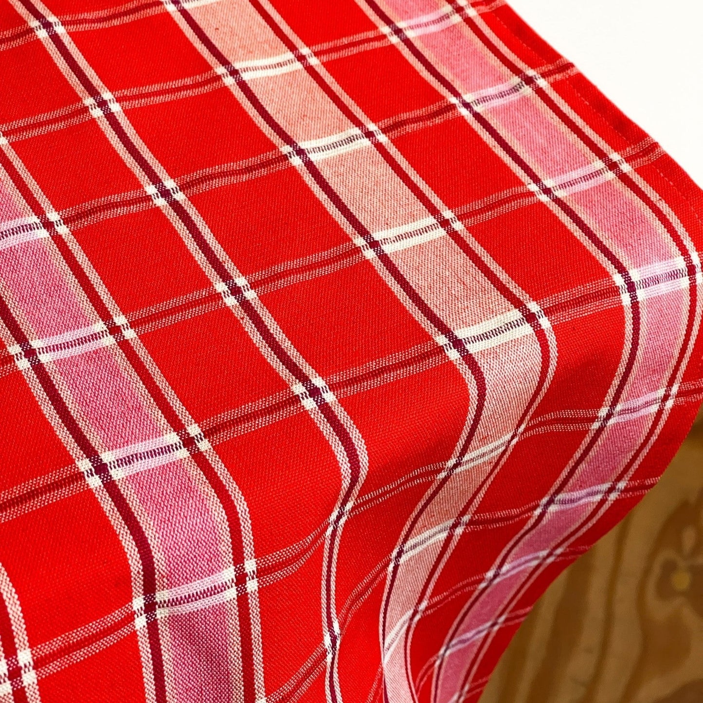 Camila Plaid Table Runner