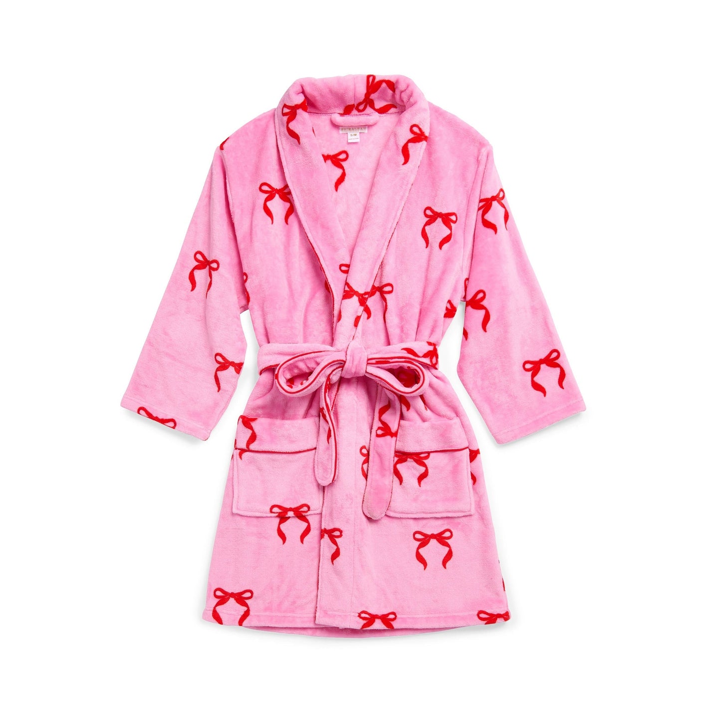 Pink & Red Bow Robe