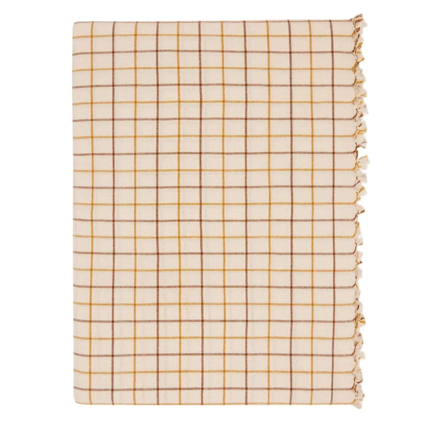 LATTICE - Nutmeg Tablecloth