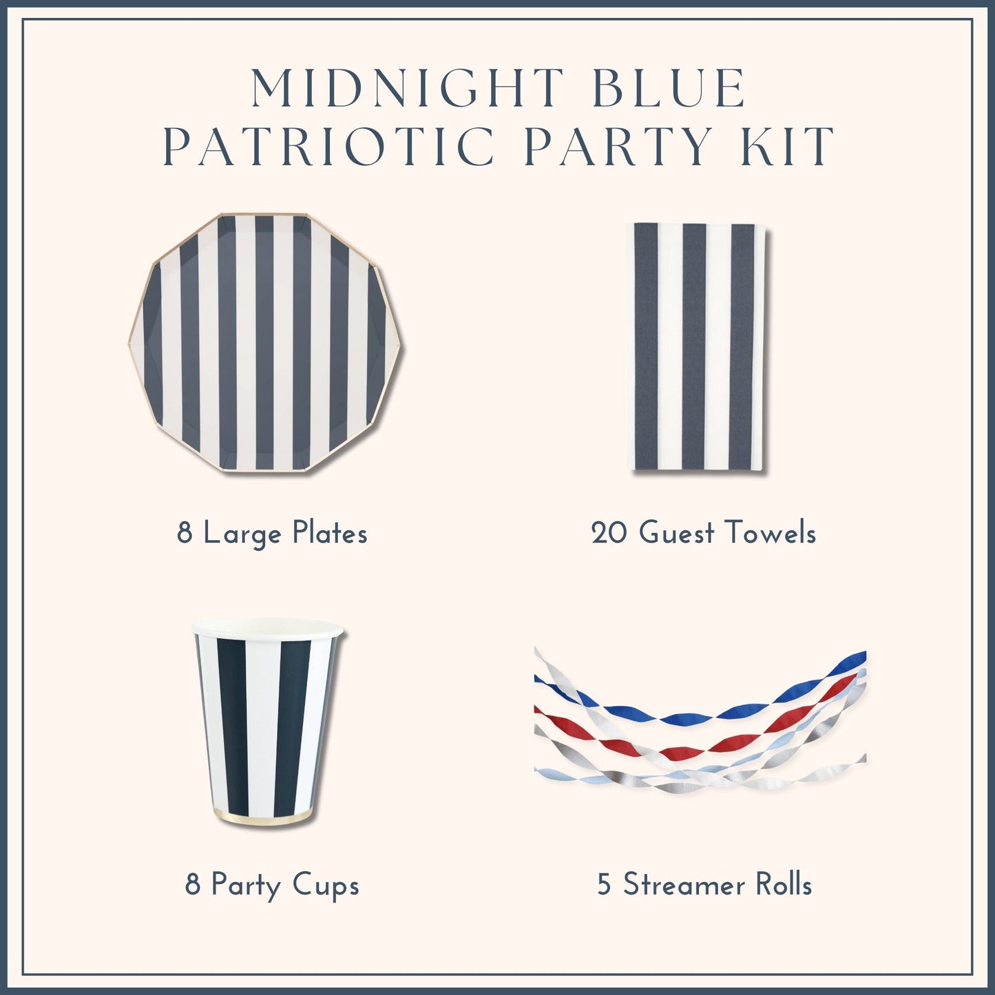 Midnight Blue Patriotic Party Kit