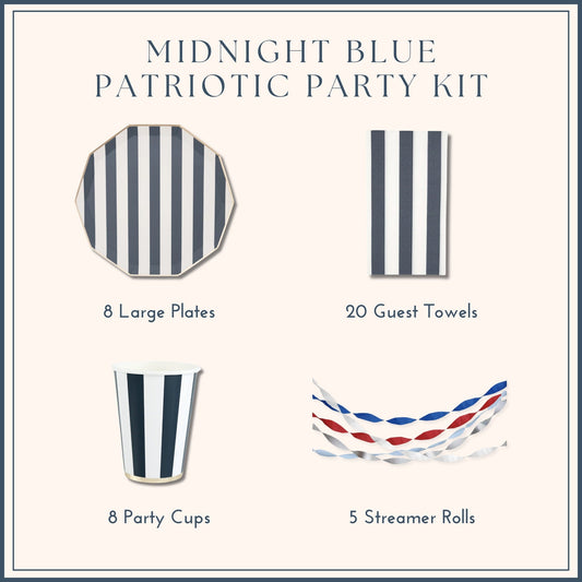 Midnight Blue Patriotic Party Kit