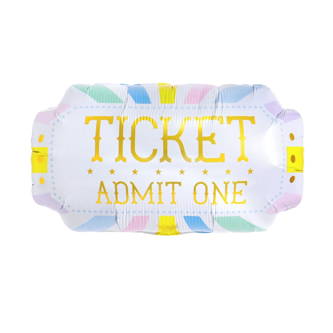Cirque Admit One Ticket Balloon