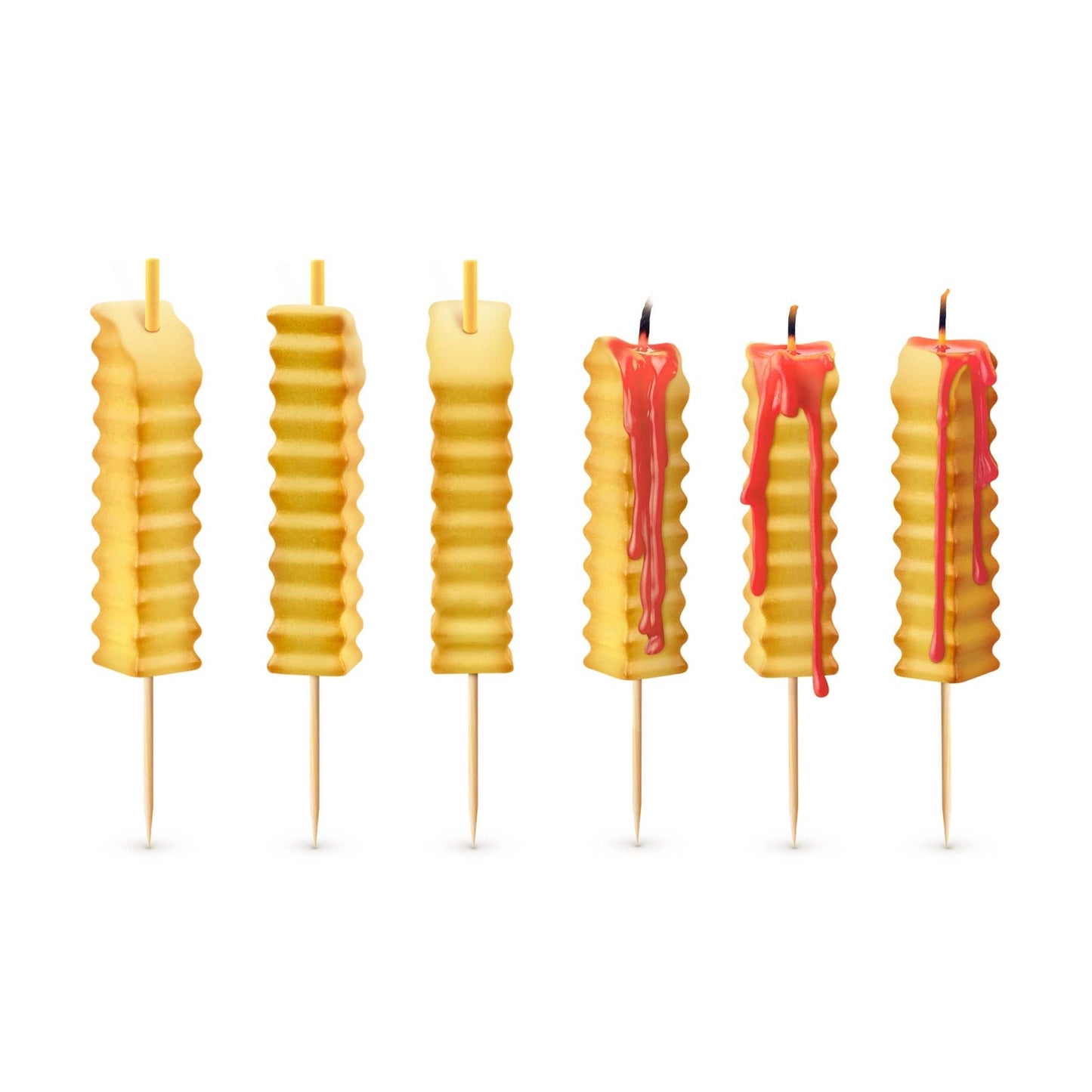 French Fry Birthday Candles