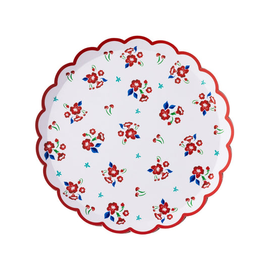Betty CrockerTM X Bonjour Fete Vintage Floral Dessert Plates