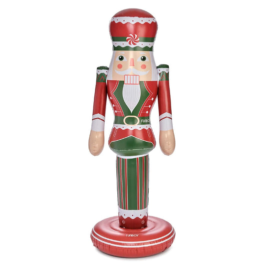 Large Inflatable Red & Green Nutcracker Nutcracker