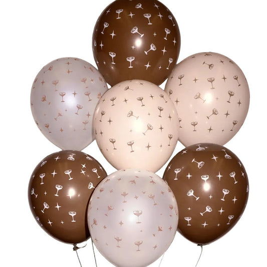 Espresso Martini Latex Balloon Set