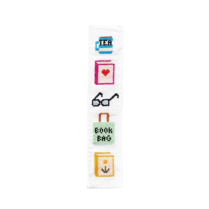 Bookish Cross Stitch Bookmark Kit