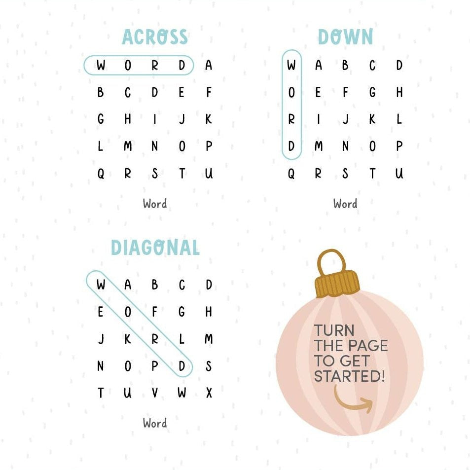 KindKids Winter Magic Word Search for Kids