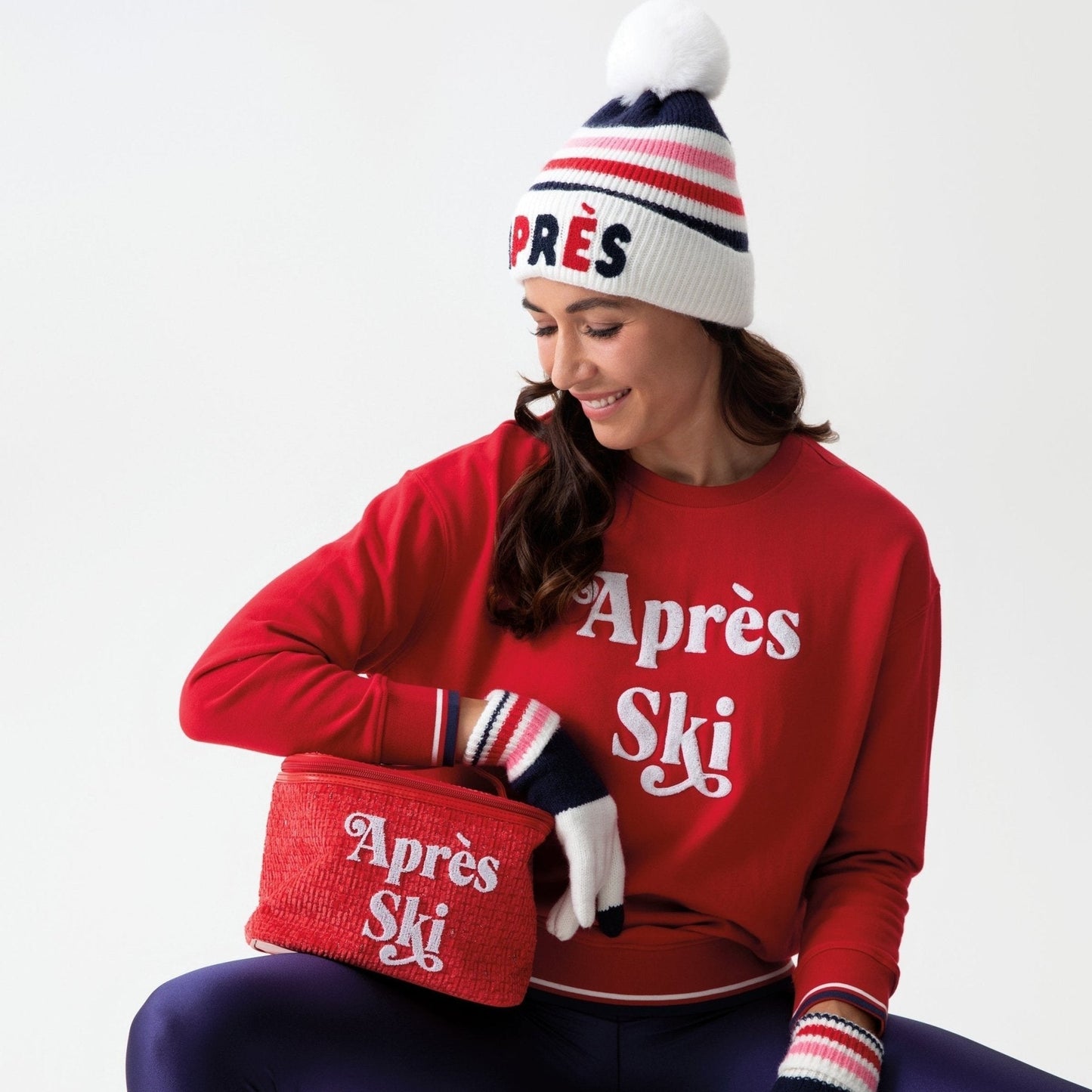 Red "Apres Ski" Cosmetic Case