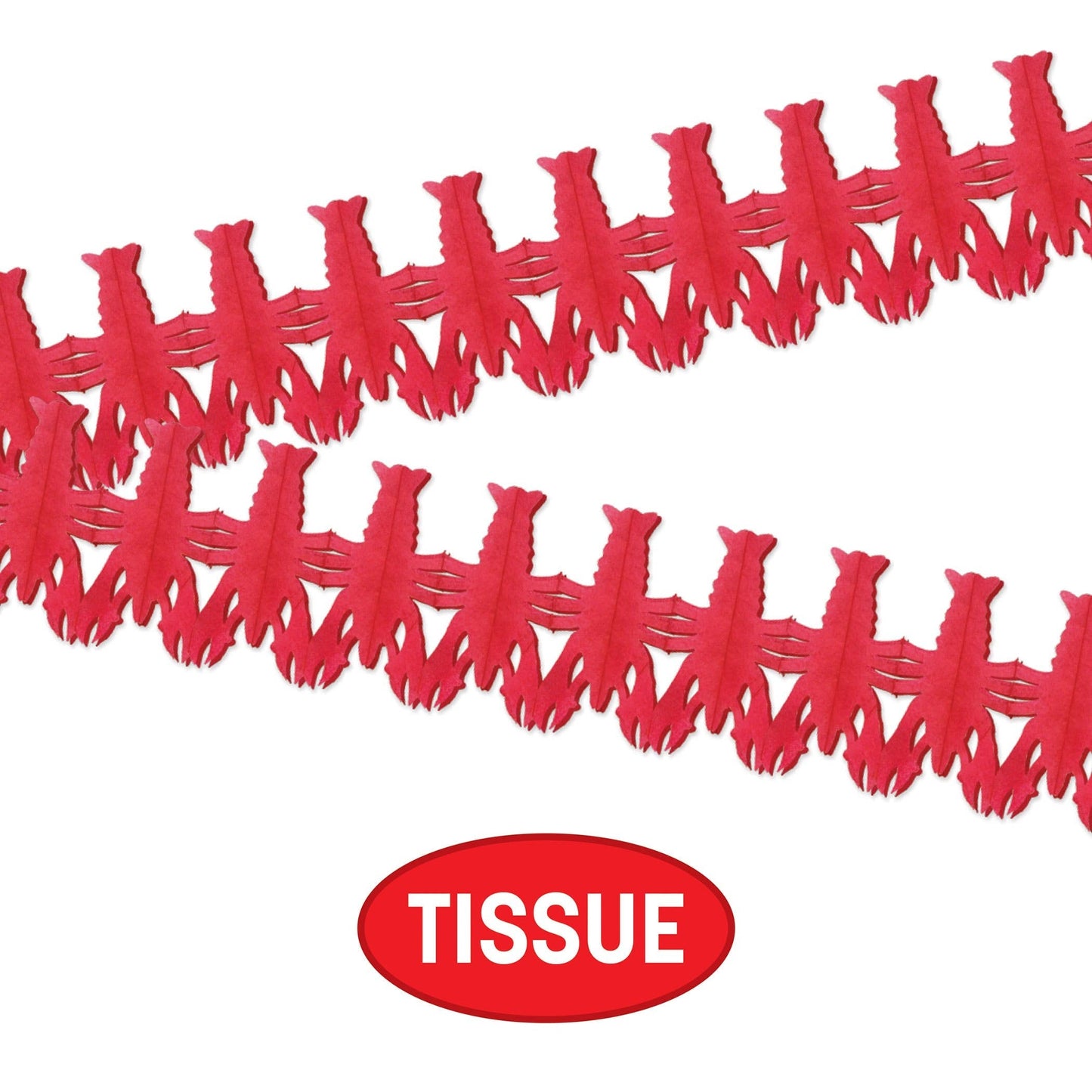 Lobster Tissue Paper Garland
