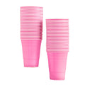 Matte Pink Plastic Cups