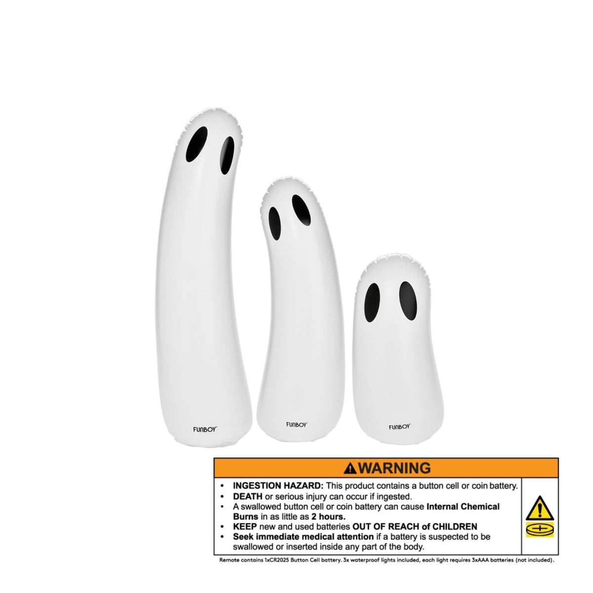 Inflatable Standing Halloween Ghost Decor
