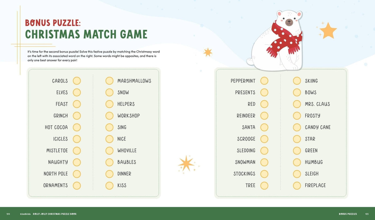 Holly Jolly Christmas Puzzle Book