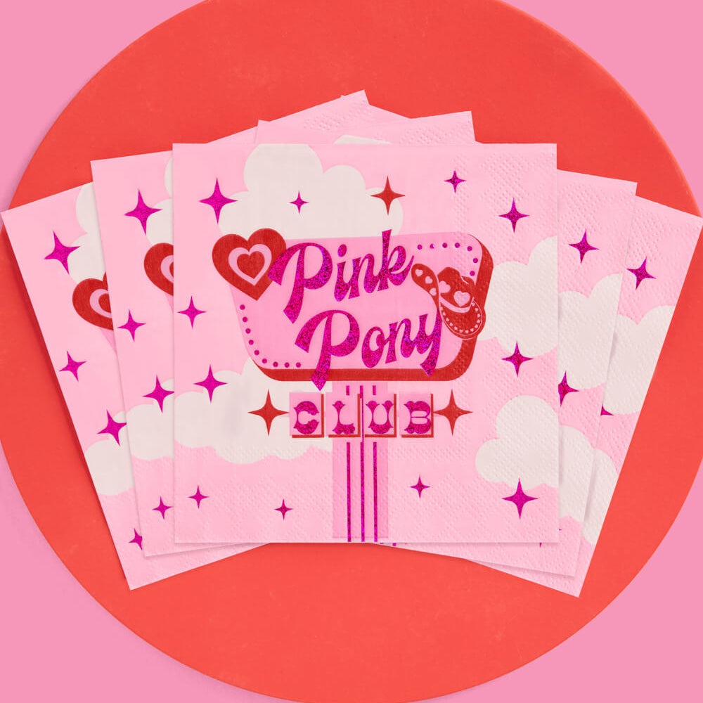 Pink Pony Club Cocktail Napkins