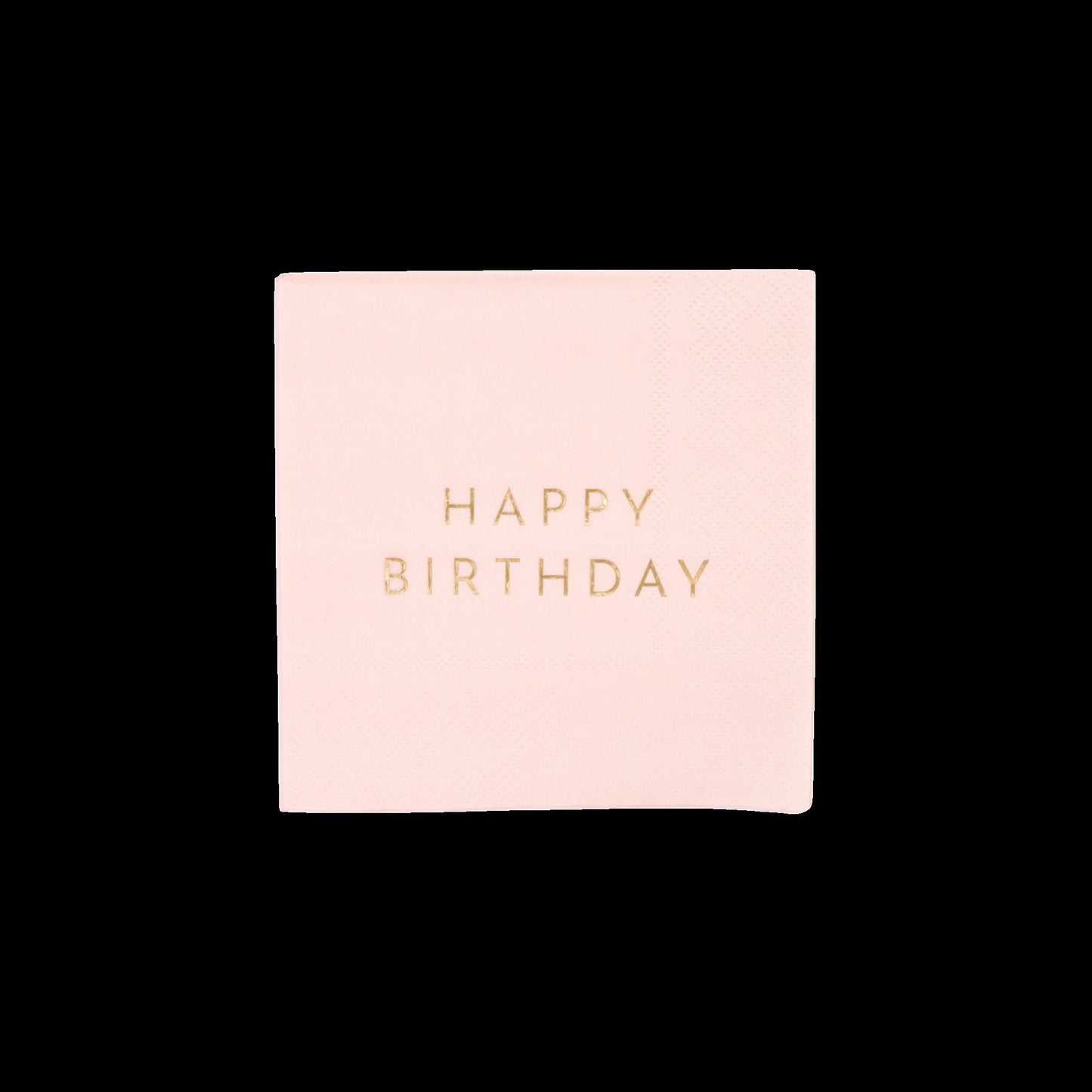 Petal Pink Signature Happy Birthday Cocktail Napkins