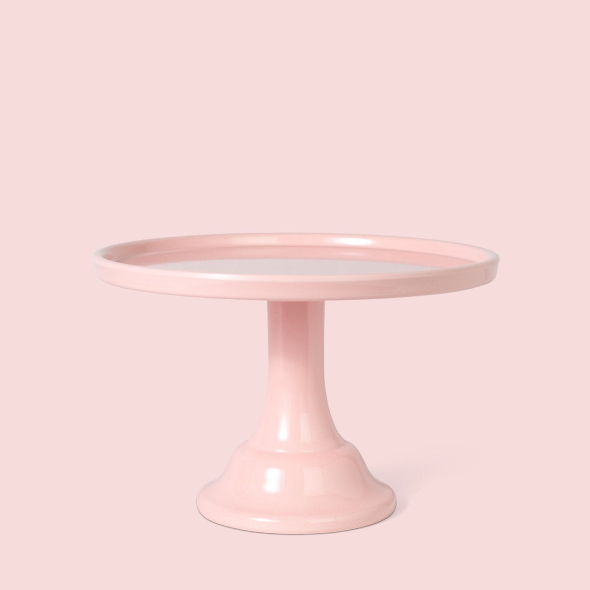 Small Peony Pink Melamine Cake Stand