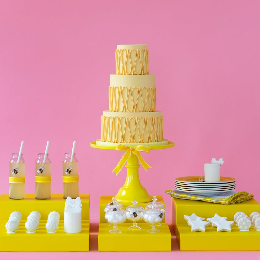 Yellow Display Box Risers